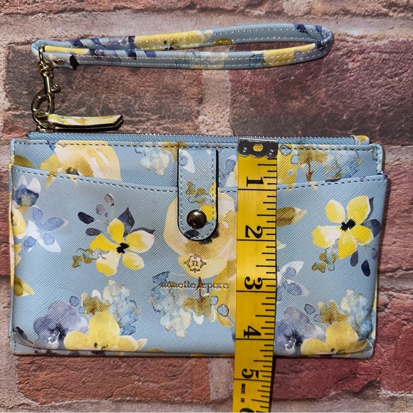Nanette Lepore Floral Wristlet Clutch - Blue and Yellow - Picture 8 of 8